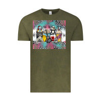 Vintage Olive cartoon characters coffee cups Vintage Tee - Zillion Design Studio