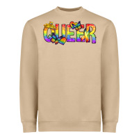 Mushroom queer pride lgbtq Heavyweight Sweatshirt - texasbilliewilder