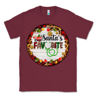 Burgundy santa's favorite custom medical occupation Classic Tee - AdoDesignShop