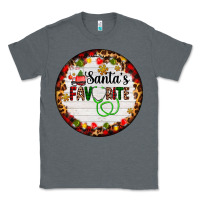Charcoal Heather santa's favorite custom medical occupation Classic Tee - AdoDesignShop