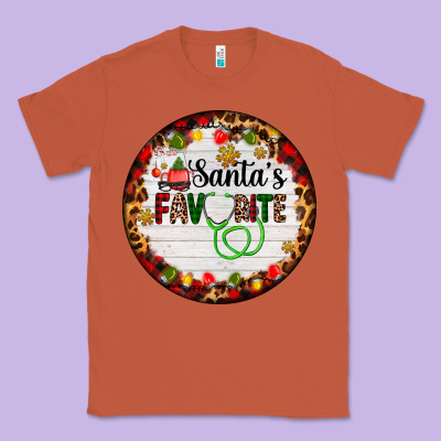 Santa's Favorite Custom Medical Occupation Classic Tee Designed By Adodesignshop