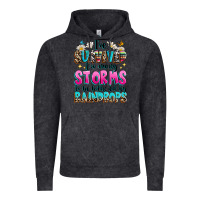 Vintage Black ive survived too many storms to be bothered by raindrops Vintage Hoodie - texasbilliewilder