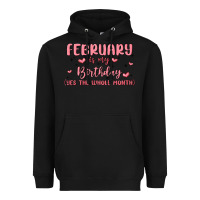 Black february is my birthday yes the whole month malia Heavyweight Hoodie - MaliasSmallBusiness
