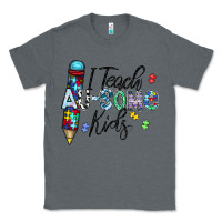 Charcoal Heather i teach au some kids Classic Tee - CowhideDigitalArt
