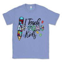 Colony Blue i teach au some kids Classic Tee - CowhideDigitalArt