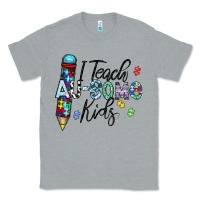 Heather Grey i teach au some kids Classic Tee - CowhideDigitalArt