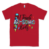 Red i teach au some kids Classic Tee - CowhideDigitalArt
