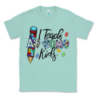 Seafoam i teach au some kids Classic Tee - CowhideDigitalArt