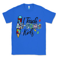 True Royal i teach au some kids Classic Tee - CowhideDigitalArt