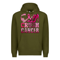 Army Green crush cancer high heels bbs Premium Hoodie - BundleAndBundleShop