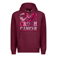 Burgundy crush cancer high heels bbs Premium Hoodie - BundleAndBundleShop