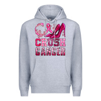 Heather Grey crush cancer high heels bbs Premium Hoodie - BundleAndBundleShop