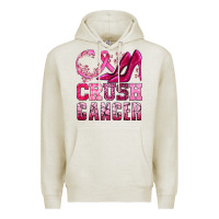 Oatmeal Heather crush cancer high heels bbs Premium Hoodie - BundleAndBundleShop