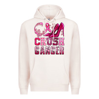 Pale Pink crush cancer high heels bbs Premium Hoodie - BundleAndBundleShop