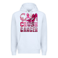 White crush cancer high heels bbs Premium Hoodie - BundleAndBundleShop