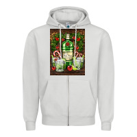 Dove Grey gin tonic cocktail Zipper Hoodie - AdoDesignShop