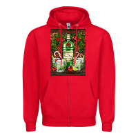 Red gin tonic cocktail Zipper Hoodie - AdoDesignShop
