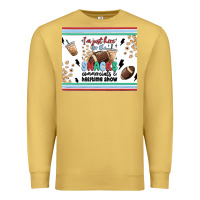 Antique Gold i'm just here for the snacks Premium Sweatshirt - MaliasSmallBusiness