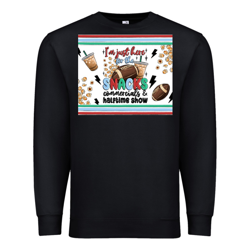 I'm Just Here For The Snacks Premium Sweatshirt by MaliasSmallBusiness | Teevron