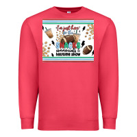 Cardinal i'm just here for the snacks Premium Sweatshirt - MaliasSmallBusiness