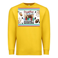 Lemon i'm just here for the snacks Premium Sweatshirt - MaliasSmallBusiness