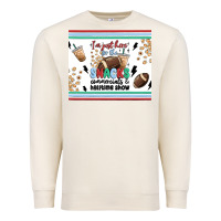 Sandshell i'm just here for the snacks Premium Sweatshirt - MaliasSmallBusiness