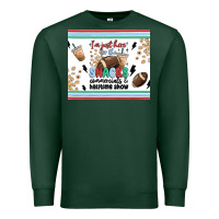 Sports Green i'm just here for the snacks Premium Sweatshirt - MaliasSmallBusiness