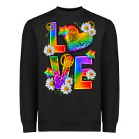 Black pride love Heavyweight Sweatshirt - texasbilliewilder