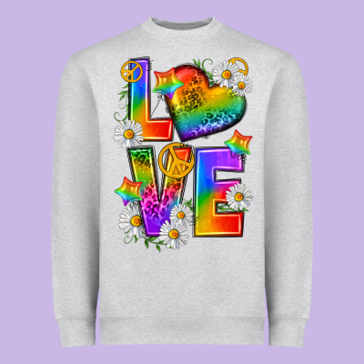 Heavyweight Sweatshirt pride love