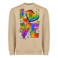 Mushroom pride love Heavyweight Sweatshirt - texasbilliewilder