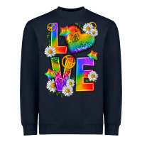 Navy pride love Heavyweight Sweatshirt - texasbilliewilder