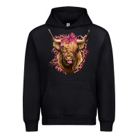Black Highland cow Urban Hoodie - Bettercallsaul