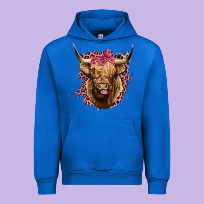 Highland Cow Urban Hoodie Designed By Bettercallsaul