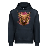 Navy Highland cow Urban Hoodie - Bettercallsaul