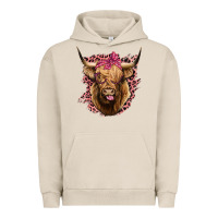 Pigment French Oak Highland cow Urban Hoodie - Bettercallsaul
