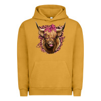 Pigment Peanut Butter Highland cow Urban Hoodie - Bettercallsaul