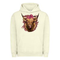 Pigment Pistachio Highland cow Urban Hoodie - Bettercallsaul