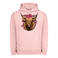 Pigment Salmon Highland cow Urban Hoodie - Bettercallsaul