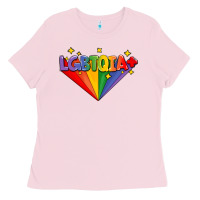 Bubblegum Pink lgbtqıa  pride week Ladies Tee - AdoDesignShop