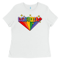 White lgbtqıa  pride week Ladies Tee - AdoDesignShop
