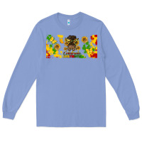 Colony Blue celebrate juneteenth libbey glass Long Sleeve Tee - HRA Design Shop