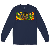 Navy celebrate juneteenth libbey glass Long Sleeve Tee - HRA Design Shop