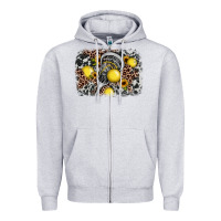 Heather Grey lacrosse background Zipper Hoodie - JahusDesignShop