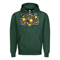 Sports Green lacrosse background Zipper Hoodie - JahusDesignShop