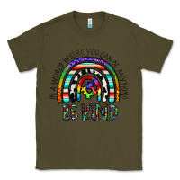 Army Green in a world where you can be anything be kind Classic Tee - CowhideDigitalArt