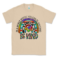 Mushroom in a world where you can be anything be kind Classic Tee - CowhideDigitalArt
