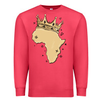 Cardinal africa with crown Premium Sweatshirt - MaliasSmallBusiness