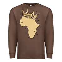 Chestnut africa with crown Premium Sweatshirt - MaliasSmallBusiness