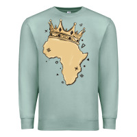 Seafoam africa with crown Premium Sweatshirt - MaliasSmallBusiness