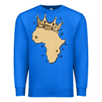 True Royal africa with crown Premium Sweatshirt - MaliasSmallBusiness